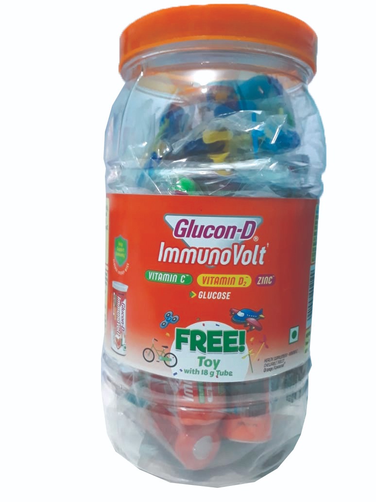 Glucon-D Immuno Volt, Jar-360g(20nosx18g)